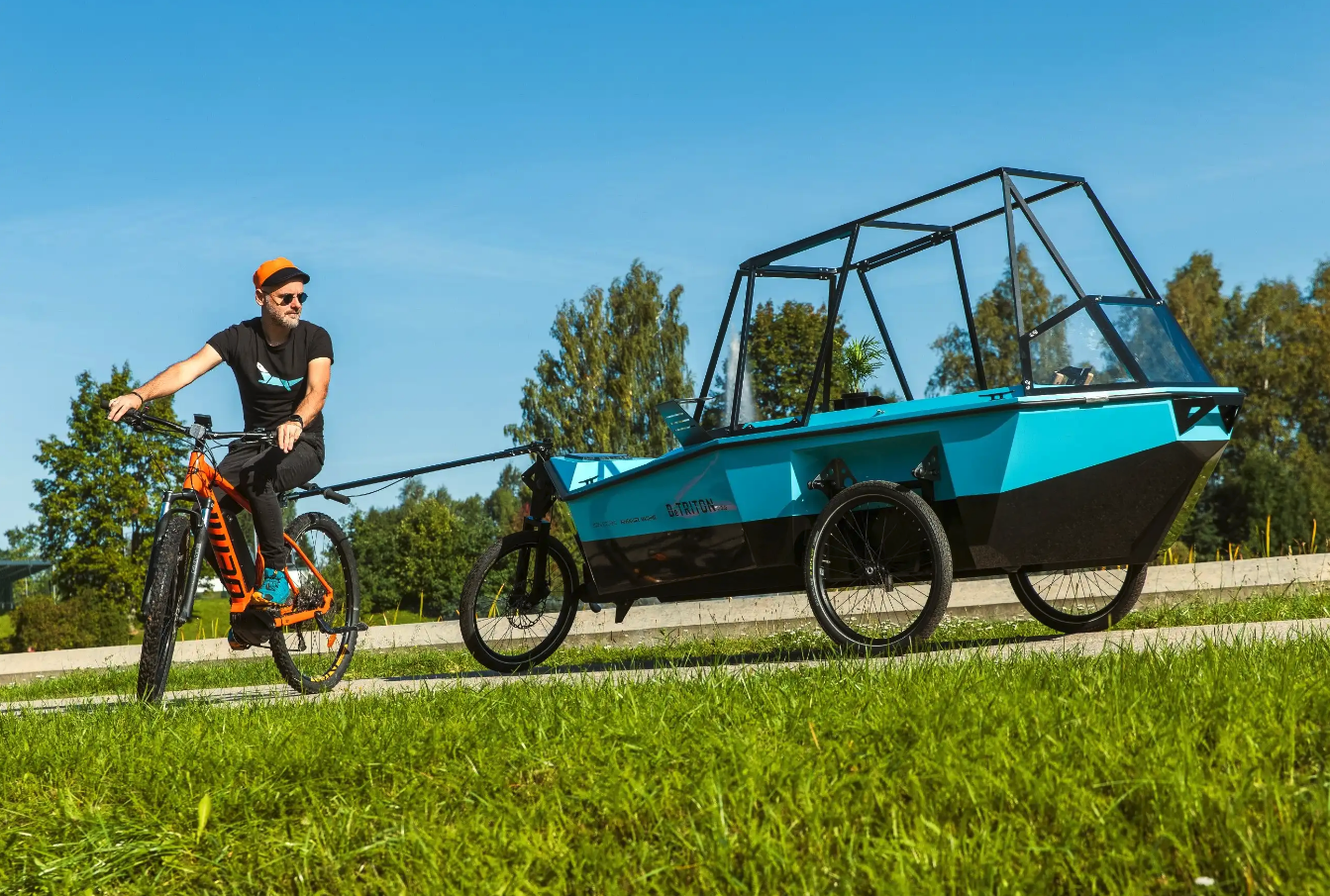 Towable bike deals trailer